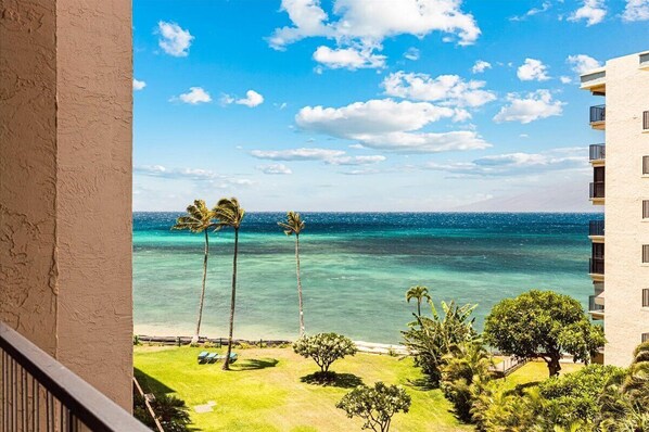 Ocean views from your private lanai