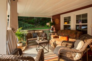 Enjoy the front porch for coffee or reading