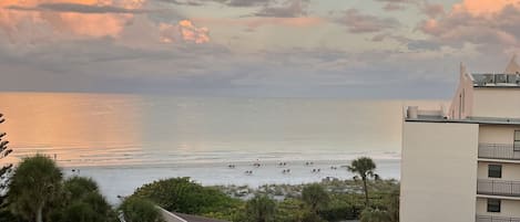 Uitzicht op strand/zee