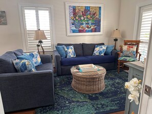 Living room with sleeper sofa
