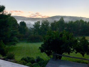 7 am looking NE. Late Summer.