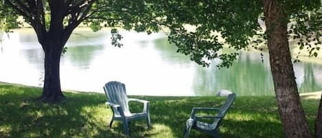 Enjoy your evening cocktails by the water