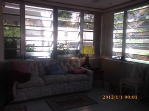 enclosed patio with AC, 1 of 2 patios