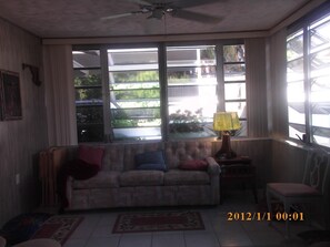 enclosed patio with AC, 1 of 2 patios