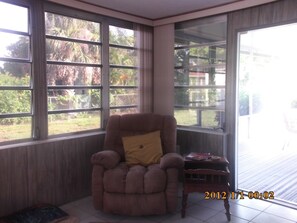 enclosed patio with AC, 1 of 2 patios
