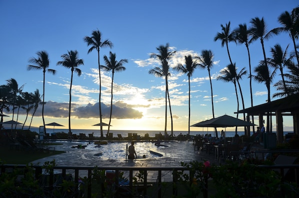 Sunset shot from the pavilion