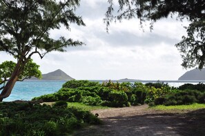 View from the beach access