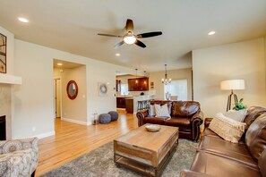 Warm hardwood floors