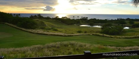 Evening view from the lanai