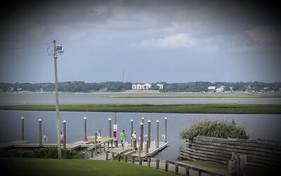 Popular   ~ Quaint. Bogue Shores Condo --  just steps to a beautiful beach