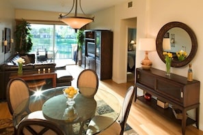 Living Room & Dining Area - PGA West Vacation Rental