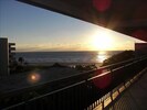 View from the Condo entrance at Sunset