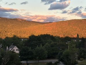 Mountain views from your deck `sunset