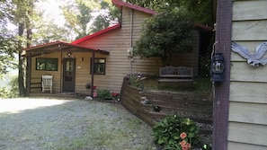 Cabin tucked away on the roads end
