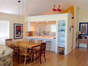 Plenty of space to gather families around.  