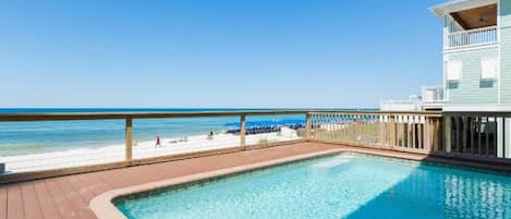 Private Pool, Overlooking Beach