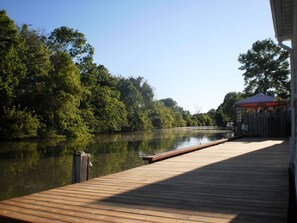 new cedar deck 50'X8' ,85 feet of water access leading you to Lake Erie