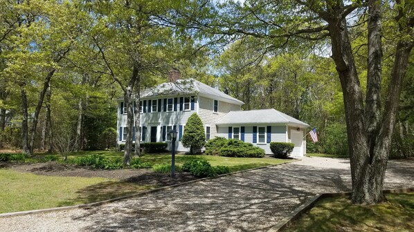 Our beach house on 1 acre, child safe street.