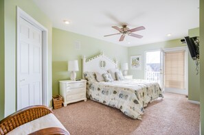 Upstairs Master Bedroom # 2 with King sized bed