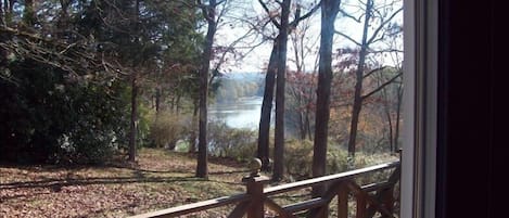 Deck with great lake views.