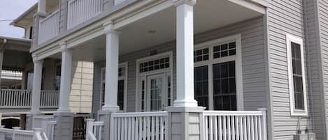 Quite residential neighborhood. Enjoy the covered porch for reading or relaxing.