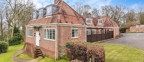 Burley Hill Cottage - the West side is on the left, East stretches off to the R.