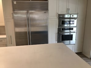 Chefs Kitchen with Thermador appliances and Subzero refrigerator and freezer