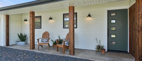 Fabulous curb appeal on a charming mid-century home!