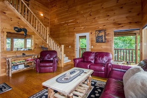 Main Level Living Room. After A Long Day You Can Enjoy Board Games With Family!