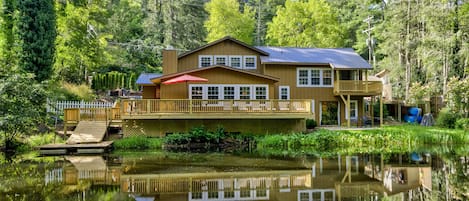 View of house from Mirror Lake