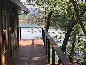 LAKEFRONT.  Over 600 FIVE STAR REVIEWS.  Find us online by searching for "Shasta Lakeshore Retreat."    Updates made often on Lake Level on our website.