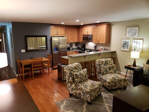 Updated Great Room as you walk into the condo (Jun '18) 