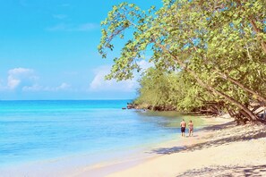 The beach is located 5 Minutes walk from your door.