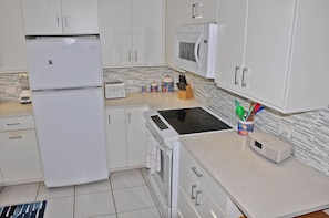 ... with modern appliances and amenities for cooking.