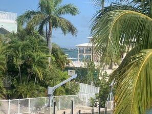 Peekaboo views of ocean