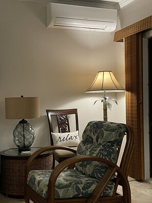 New Air conditioner in Living Room.  Air Conditioner rated at 36,000 BTUs