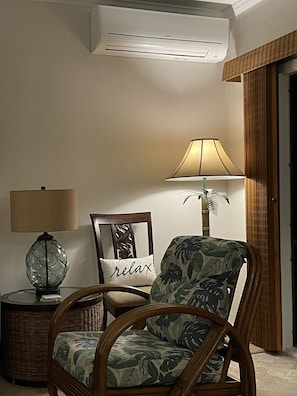 New Air conditioner in Living Room. Air Conditioner rated at 36,000 BTUs