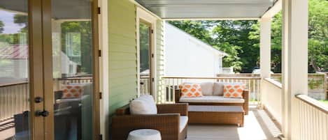 Furnished porches for outdoor relaxing