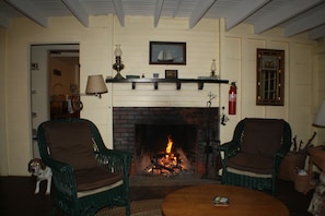 Fireplace in LR