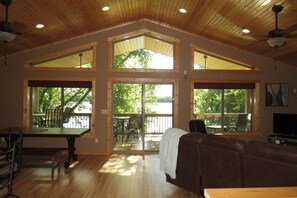 Upstairs patio
