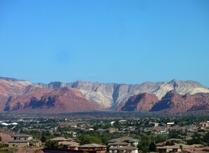 View from the back porch