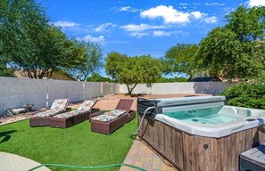 Backyard Hot tub