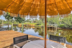 Private Dock | Outdoor Dining | St. Lucie River Access