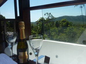 Ocean Views from the Luxury Spa Bath for Two