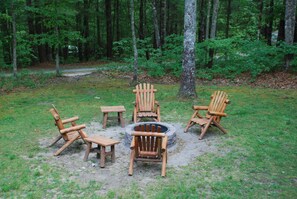 FIre pit.  Wood provided.