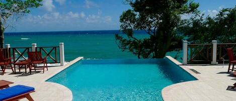 Infinity Pool overlooking the Caribbean Sea