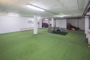 Large garage, basement, table tennis
