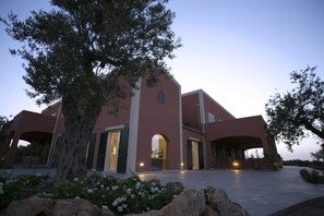 Front of property – evening/night