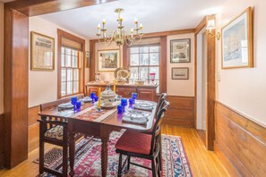 Well-appointed accommodations - visitors can experience colonial style dining.