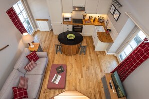 Kitchen/ living area from loft